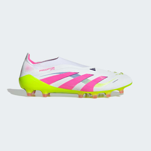 Weiss Predator Elite Laceless AG Fußballschuh