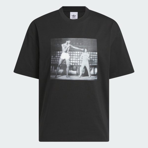 Noir T-shirt graphique Kareem Scoring Champ
