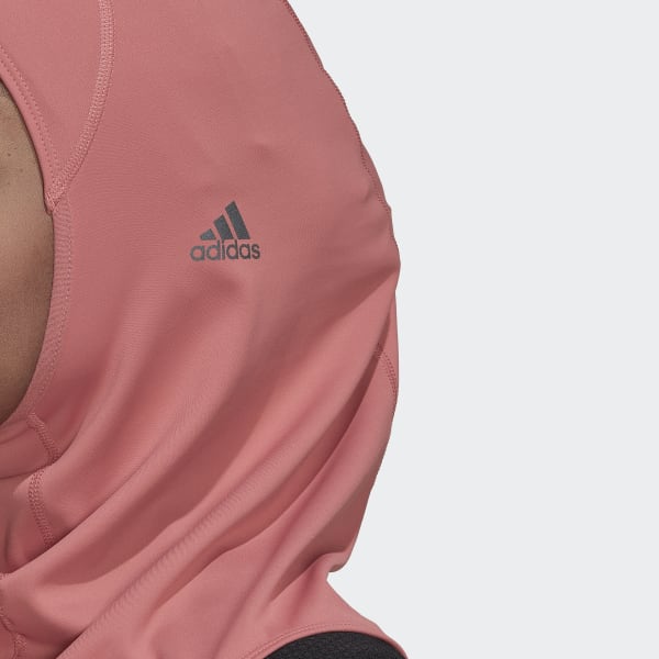 Red Run Icons 3-Stripes Sport Hijab K7280