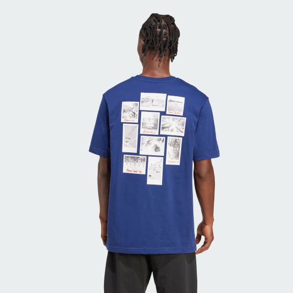Azul Remera Graphic Memories Of Sport Gallery