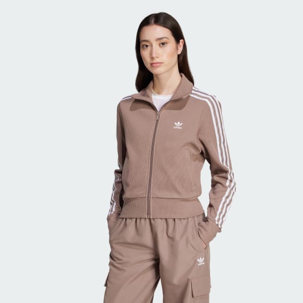 Brown adidas Knitted Track Top