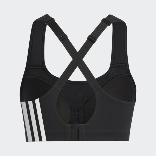Buy Adidas women padded brand logo sports bra black Online