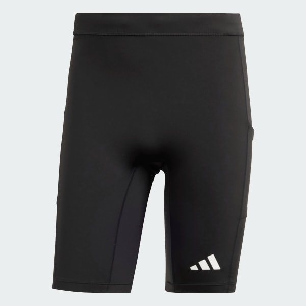 Black Own the Run Short Tights
