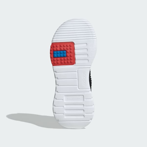 Negro Tenis adidas x LEGO® Racer TR2 con Cierre por Contacto y Cordones Elásticos