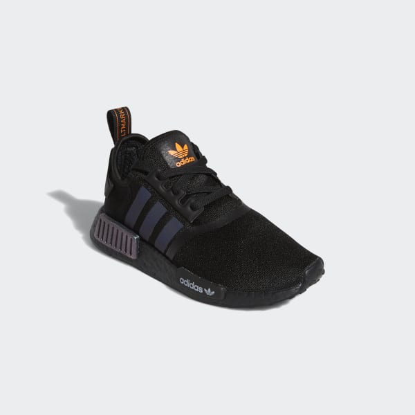 black and orange nmds