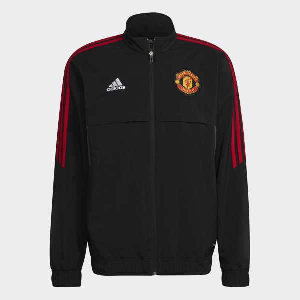 Svart Manchester United Condivo 22 Presentation Jakke DK509