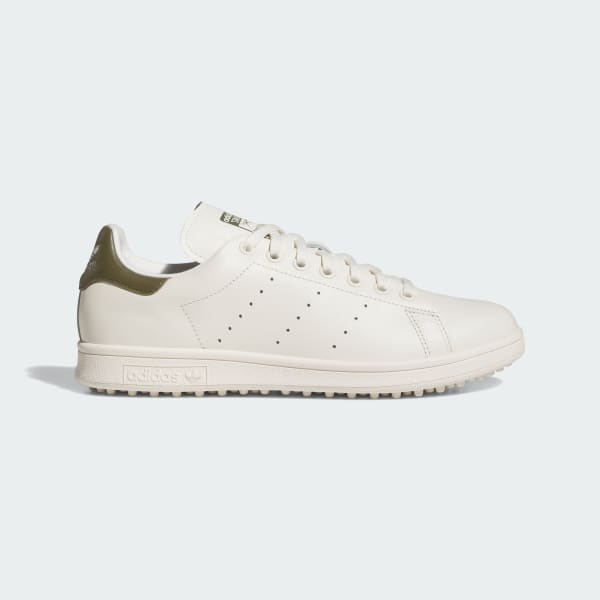 Weiss Stan Smith Spikeless Golfschuh