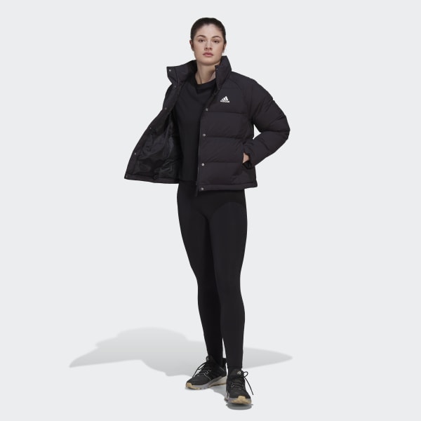 adidas Helionic Relaxed Down Jacket - Black | Women's Hiking | adidas US