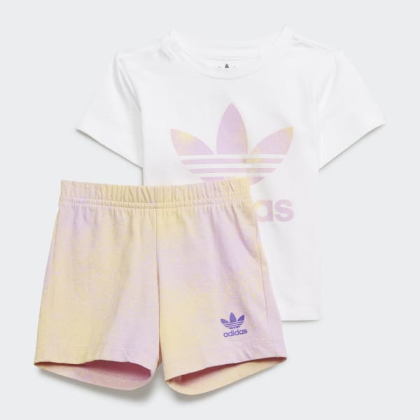 adidas Graphic Logo Shorts and Tee sæt - Hvid | adidas