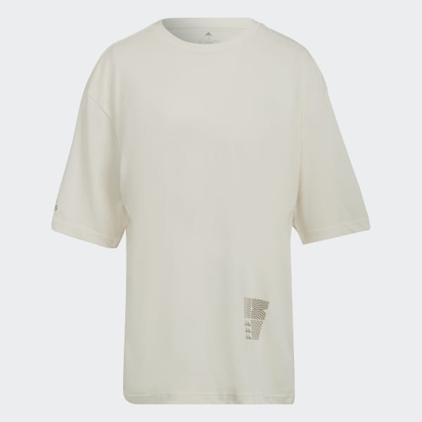 Beige Polo Yoga Elements AEROREADY Estampado IE590