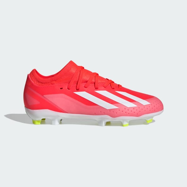 Rojo Zapatos de fútbol X Crazyfast League Terreno Firme