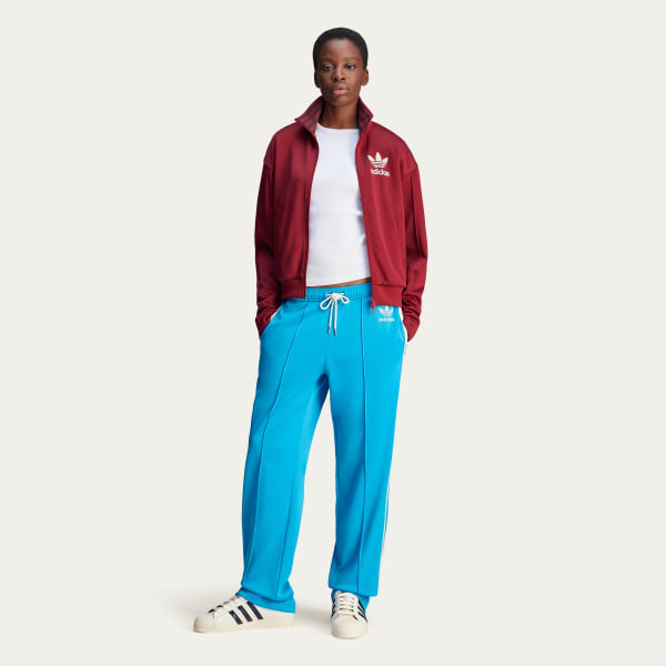Burgundy Wales Bonner Track Top