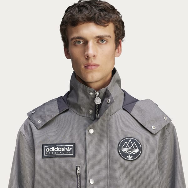 adidas SPZL F.C. Anorak Grey adidas Thailand