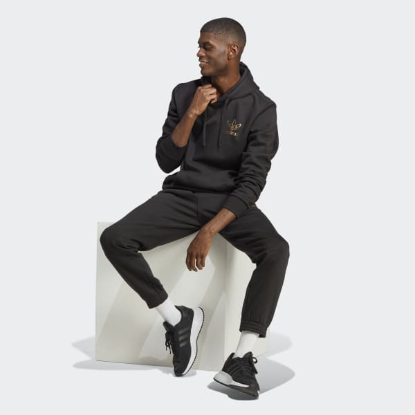 Zwart Golden Chains Hoodie - 50 jaar Trefoil FWD33