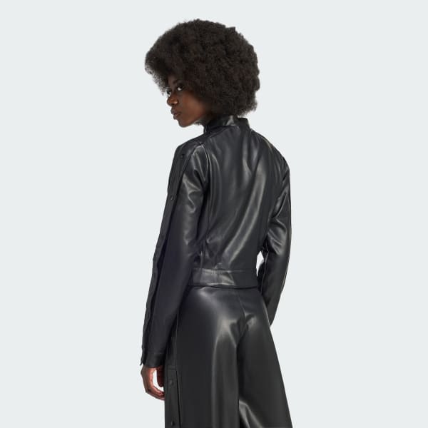 Adidas originals adibreak satin track jacket new arrivals