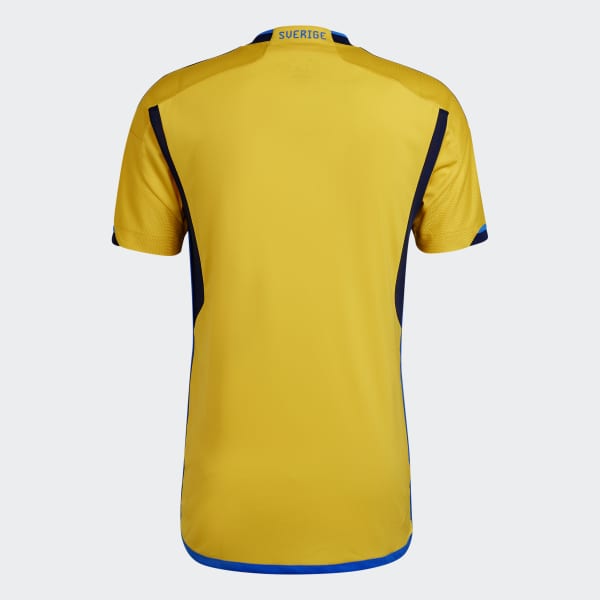 Yellow Sweden 22 Home Jersey CI620