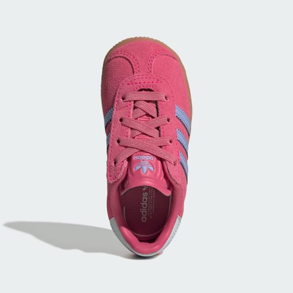 Rosa Zapatilla Gazelle Comfort Closure Elastic Laces (Niños)