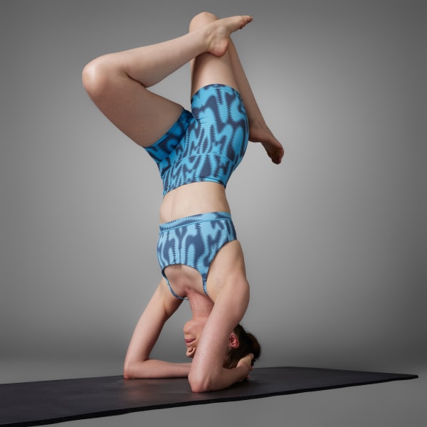 Blau All Me Light-Support Printed Sport-BH