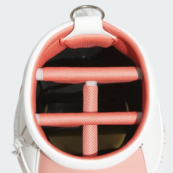 White 3-Stripes Polyurethane Golf Bag