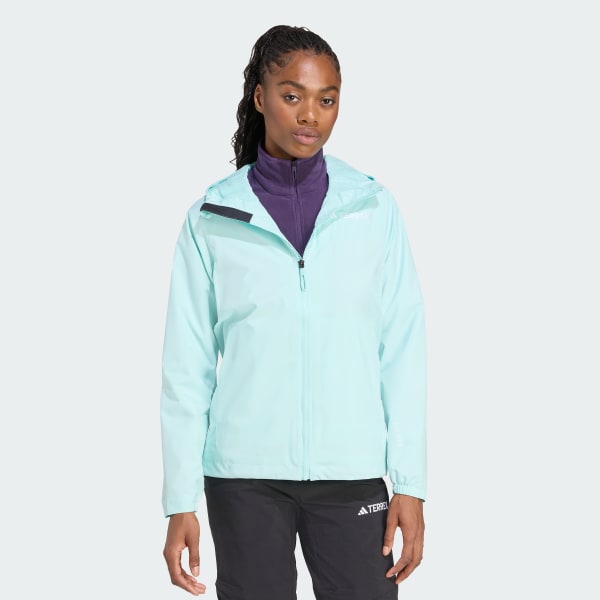 Turquoise Terrex Multi 2L RAIN.RDY Jacket