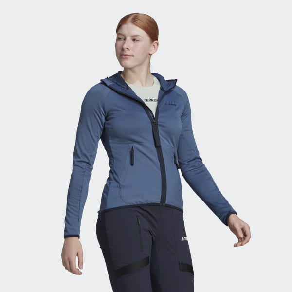 Azul Chaqueta con capucha Terrex Tech Flooce Light Hiking