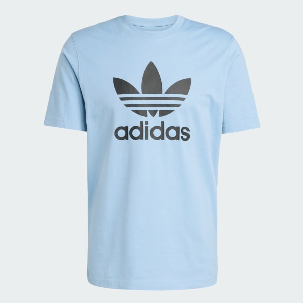 สีน้ำเงิน เสื้อยืด Adicolor Trefoil