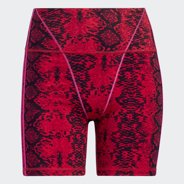 adidas Allover Print Short Tights Plus Size Red adidas Singapore