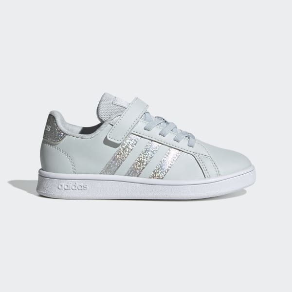 listener Out of date Plausible adidas Grand Court Elastic Lace and Top Strap Shoes - Blue | Kids'  Lifestyle | adidas US