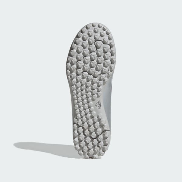 Blanco Zapatos de fútbol para niños F50 Messi Club para césped artificial