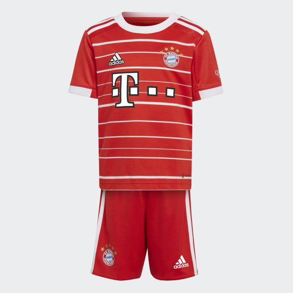 Czerwony FC Bayern 22/23 Home Mini Kit VZ510