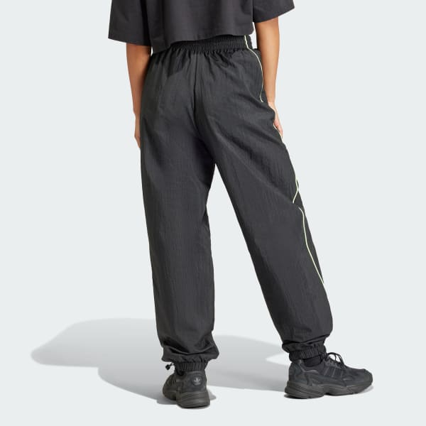 adidas Loose Parachute Trousers Black Free Delivery adidas UK