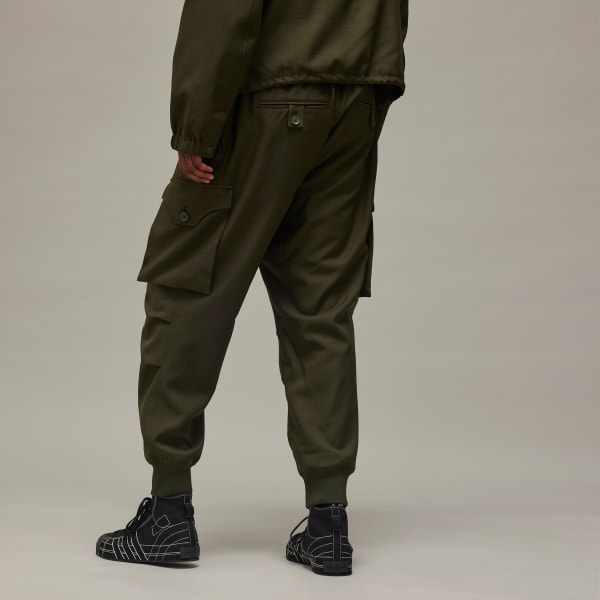 Y-3 Sport Uniform Cuffed Cargo Pants - Green | Free Shipping
