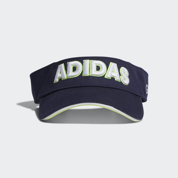 blue adidas visor