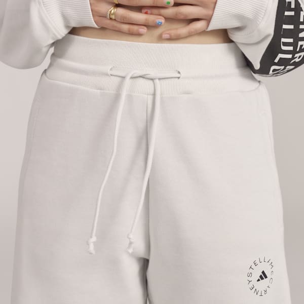 Weiss adidas by Stella McCartney Sportswear Regenerated Cellulose Hose – Genderneutral TQ293