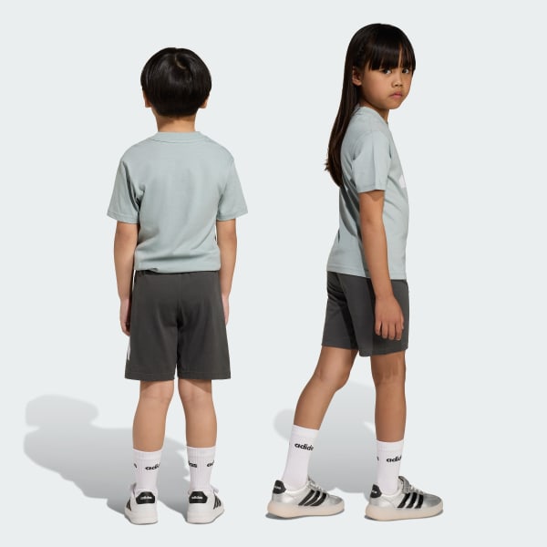 Verde Conjunto de Polera Essentials para Niños