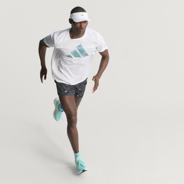 White Adi365 Running Essentials Brand Love Tee