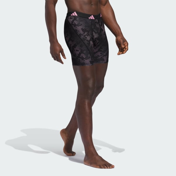 adidas Performance Mesh Graphic Boxer Briefs 3-Pack - Blue