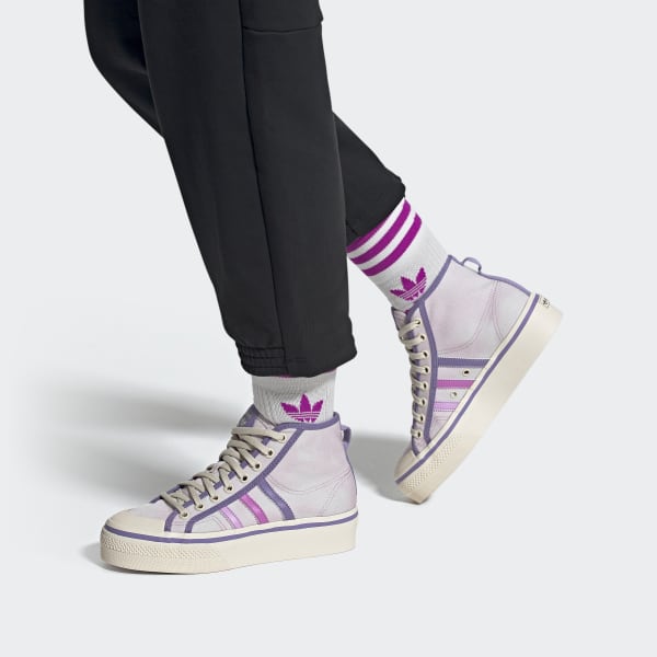 Rosa Tenis Nizza Platform Mid