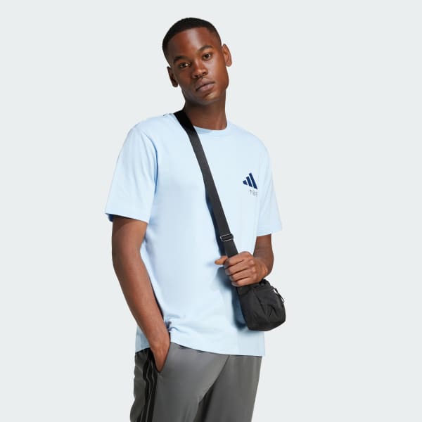 Blue Lounge Verbiage Friends of Sport Graphic Tee