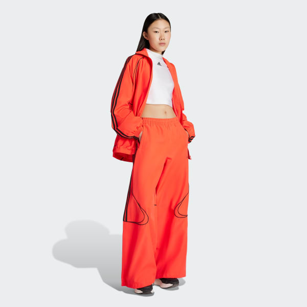 パンツ adidas - Teamgeist Adicolor Oversized Woven Track Pant adidas Teamgeist Adicolor Oversized Woven Track Pant - Black