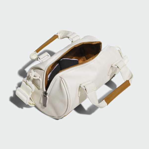 สีขาว กระเป๋า PU Drum