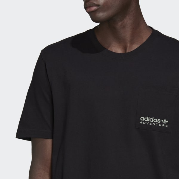Black adidas Adventure Made To Be Remade Tee KA159