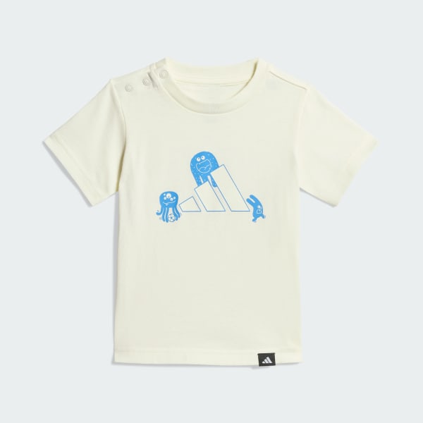 White INFANT TIRO_NSTER GRAPHIC T-SHIRT