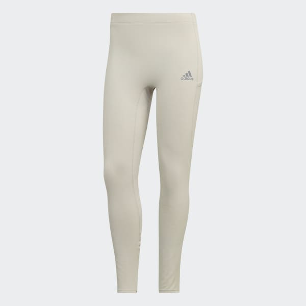 Beige FastImpact COLD.RDY Winter Running Long Leggings