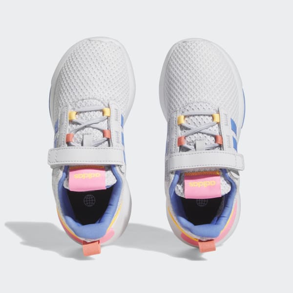 gris Chaussure à lacets élastiques et scratch Racer TR21 Lifestyle Running