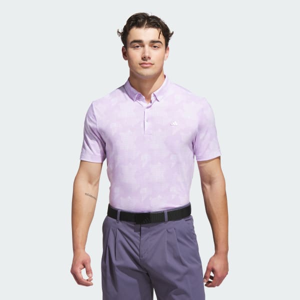 Purple Go-To Printed Polo Shirt