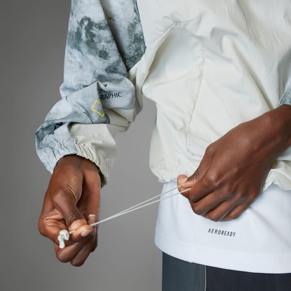 Grey ADIDAS DISNEY National Geographic WIND.RDY Jacket