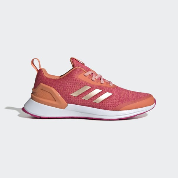 orange adidas running shoes