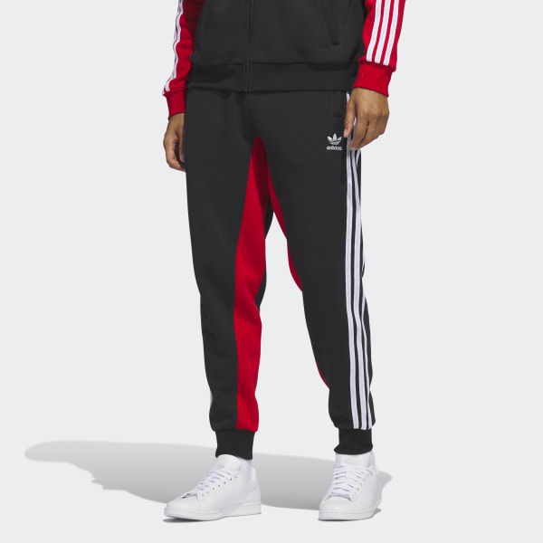 Black and red adidas men's track pants  Red adidas, Adidas men, Adidas  track pants