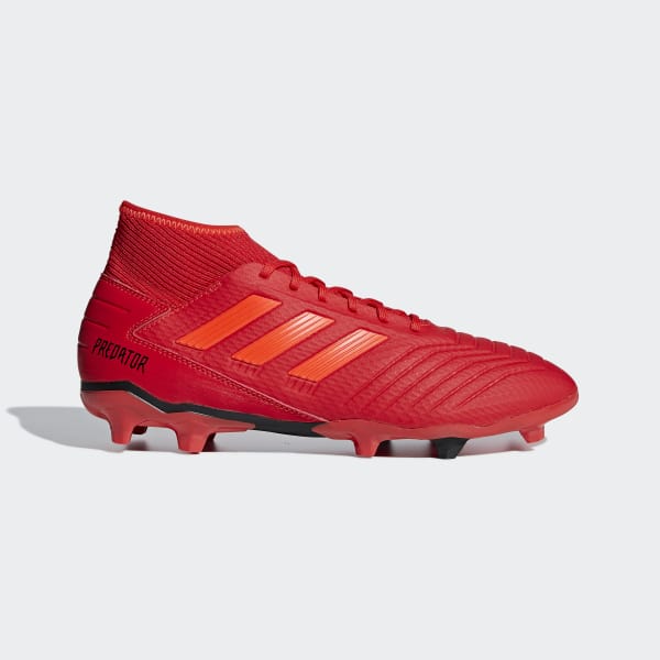 adidas Predator 19.3 Firm Ground Boots - Red | adidas Singapore